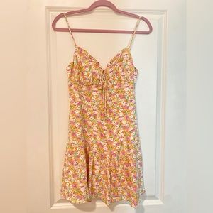 Pacsun floral mini dress
